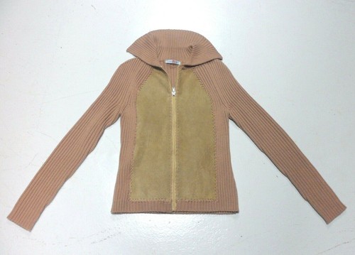 Gilet avec véritable cuir - avec,