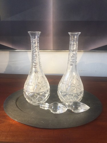 Pair antique cut - antique,
