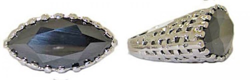 Ring argent 18kt or - argent, jaune