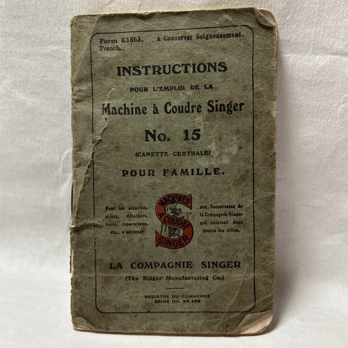 Livret instructions machine - machine, a