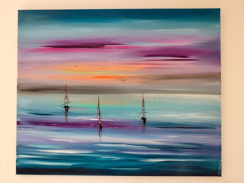 Tableau moderne abstrait art - tableau,