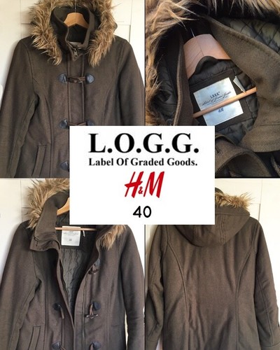 Duffle coat capuche logg de - capuche,