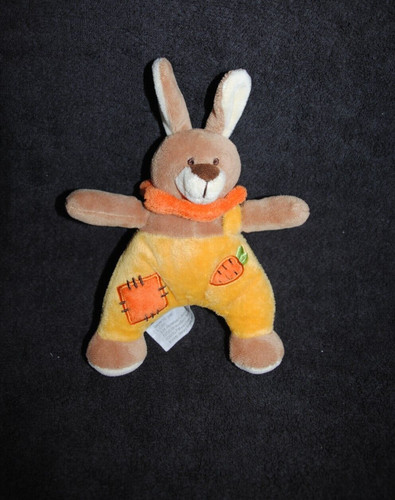 Peluche doudou lapin - , jaune