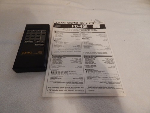 Teac remote control 454 - remote, rc-454