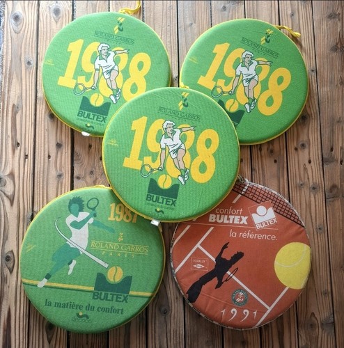 Vintage roland garros cushions - vintage,