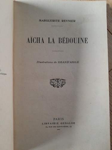 Aïcha bédouine - aïcha, la