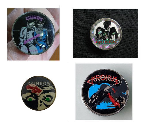 Badges rock métal - rock, queen