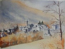 Aquarelle originale signée