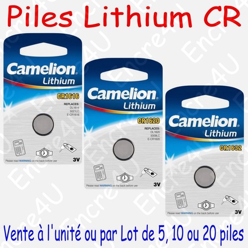 Pile bouton lithium - pile, 3v
