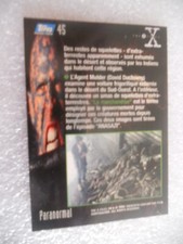 carte x files n°45 la