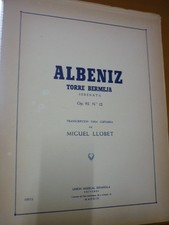 partitions guitare -	Albeniz