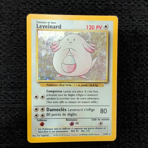 Carte pokémon leveinard - pokémon,