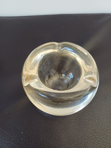 Daum cendrier boule signé - daum,