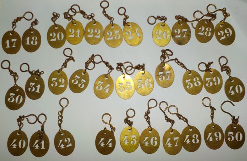 Numéros pour clés - 32,