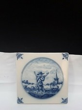 Ancien Carreau Delft La Chasse