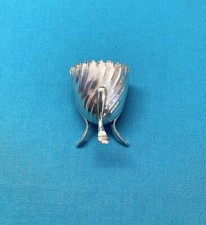 Coquetier tripode en ARGENT MASSIF poinçonné MINERVE oeuf table cuillère 2/2