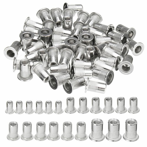 200x acier inoxydable écrous - inoxydable,
