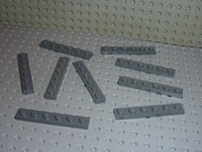 9 x LEGO DkStone plate 1x6 ref