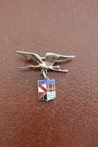 Ancienne broche cigogne - ancienne,