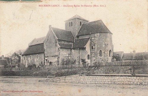 Bourbon lancy ancienne eglise - bourbon,
