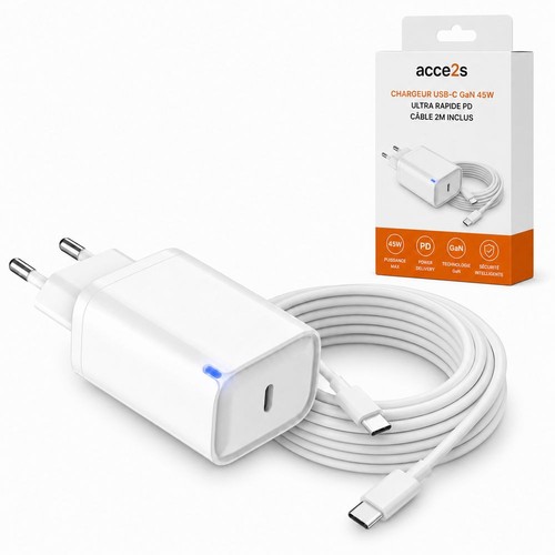 Chargeur usb 45w gan pour - chargeur,