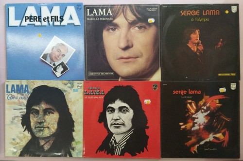 Lot vinyles 33t serge - serge, lama