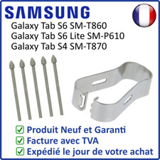 LOT DE 5 POINTES DE RECHANGE DU STYLET DU SAMSUNG GALAXY TAB S6 S6 LITE S7 BLANC