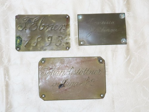 Antique pièces plaques en - pièces,