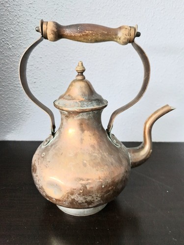 Ancienne bouilloire cuivre - bouilloire,