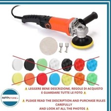 Geevorks 1200W 220V Mini Polisseuse Pour Auto, Mobilier,.. Sans Accessoires