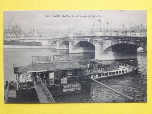 Cpa rare 1908 paris - paris, de