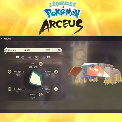 Seracrawl hisui shiny - seracrawl, de