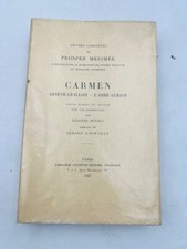 Prosper Mérimée Carmen — Arsène Guillot — L’abbé Aubain Texte établi et annoté a