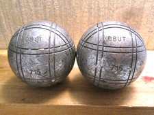 Doublette BOULE PETANQUE OBUT 715 ATC Compétition 715g 73,9mm inox +Etui lanière