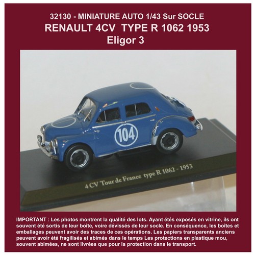 1630 miniature renault 4cv - miniature,