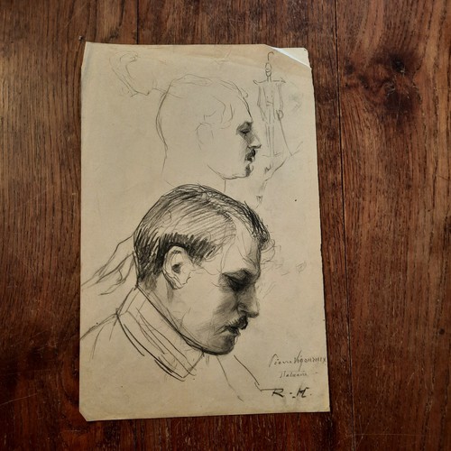 Dessin ancien portrait fond - dessin,