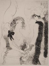 Marie LAURENCIN : Frivolités, Gravure originale