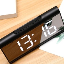 Horloge miroir LED table de