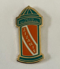 45 - Pin's  COLONNE MORRIS - LA ZIZANIE au THEATRE DE LA POTINIERE