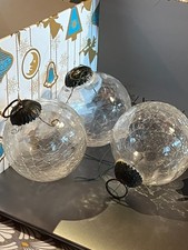 Lot de 3 Boules en verre