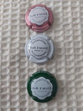 lot 3 capsules champagne J&H FAGOT premier cru - Milly la Montagne