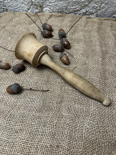 Ancien pilon bois cuisine - bois, (