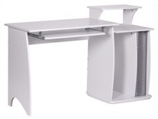 Table D'Ordinateur Fobi Blanc 130 CM Avec CD Depose & Clavier Depose