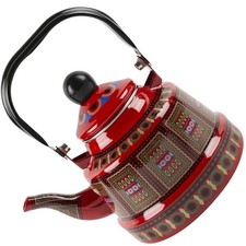  Bouilloire Retro Émaillée Accessoires De Thé Théière En Acier Inoxydable