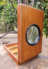 Graphoscope visionneuse loupe plaque photographique ancien coffret bois 