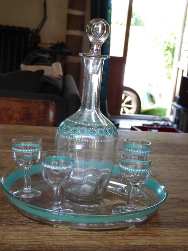 Ancien service liqueur - à,