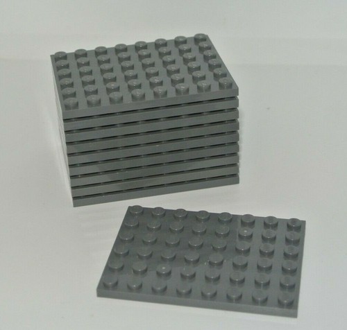 Lego 10x plaque 8 réf - 8,
