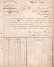 PARIS - FACTURE GEVELOT ET