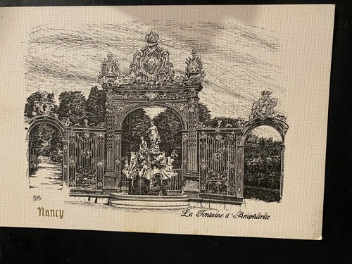 Carte postale toilee - cp, nancy