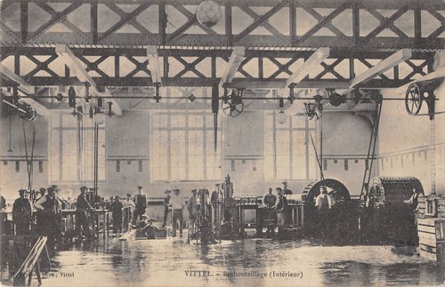 Cpa vittel embouteillage - 88,